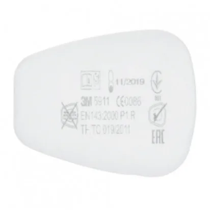 Filtres antipoussières 3M™ 5911 P1 R