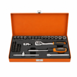 COFFRET CLE DOUIL & EMBOUT 1/4" 38PCS 4-13MM ACEM EXTRA