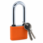 CADENAS BLOCUS+60 MM SERIE LONGUE MÉTALLIQUE COUVET PLAST ORANGE CO060L ACEM