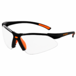 LUNETTE PROT BLANC TRANSP ANTI-RAYURES BRANCHE.FIXE LP-005 ACEM
