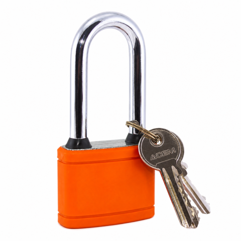 CADNAS BLOCUS+30 MM SERIE LONG METALIQUE COUVET PLAST ORANGE CO030L ACEM
