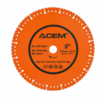 DISQUE DIAM MULTI-FONCTION ACIER/CUIVRE/PVC/BOIS DC230-10GT 230X10X22.23 ACEM