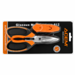 CISEAUX A LAME COURTE MULTI-USAGE INDUSTRIEL 812 ACEM