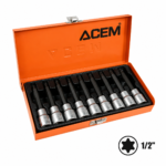 COFFRET CLE DOUILLE TORX TROUE 1/2" TT210302-010 ACEM