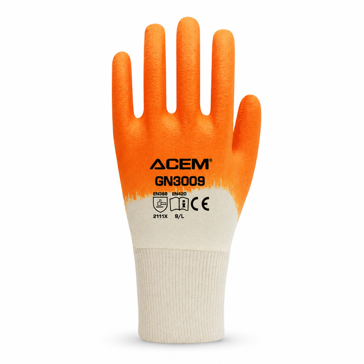 c41fd261-f3c9-485a-b2cf-6c73f7c64e42 PAIRE GANT INDUSTRIEL EN POLYESTER ET PAUME NITRILE NOIR+ORANGE ZEBRA – Image 1