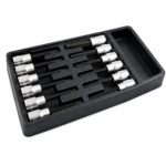COFFRET CLE DOUIL MALE LONG 1/2" HEX TORX RUBE 12 PCS ACEM EXTRA