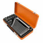 COFFRET CLE A MIXTE & DOUIL A CLIQUET 23P TT210-023 ACEM