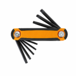 JEUX CLE MALE-S MOULEE TORX 8PCS T10-40 NOIR ACEM