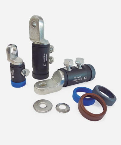 10203 TTGA Insulated terminals with shear head bolts