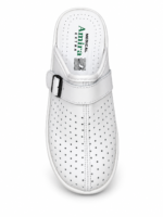 Sabot médical blanc perforé à boucle