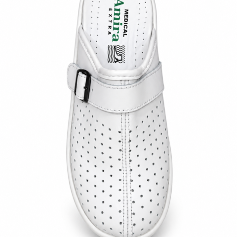 Sabot médical blanc perforé à boucle