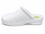 Sabot médical blanc perforé, vu de dessus. – Image 2
